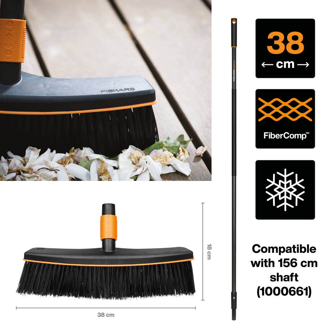 Szeroka szczotka Fiskars QuikFit 38 cm